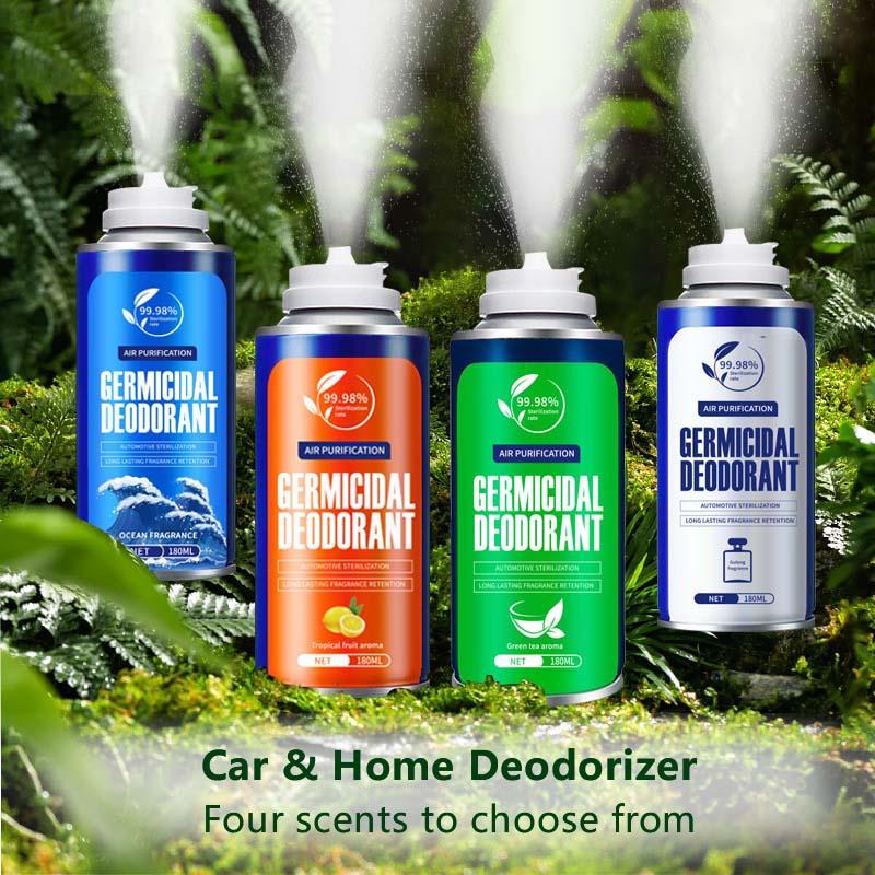 Quick deodorizer , for car air vents and rooms. Portable handheld bottle. Multi-flavor deodorizer with long-lasting fragrance.(180ml)