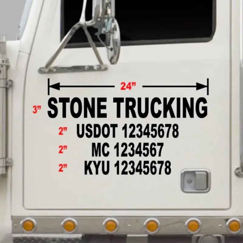 Custom Vinyl Text Decal - Choose Your Color Size (Put info on notes) for Business Cars Trucks Boats Marine DOT Doors Windows Glass Signs Windshields Letters Numbers Clipart Image Social Media Decal Stickers