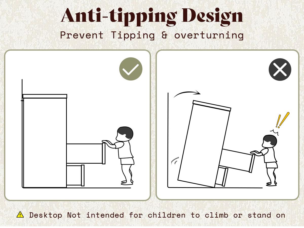 [Mattress NOT Included] [Ship in 2 Boxes] AMERLIFE Murphy Bed with Bookcase Headboard & LED Light, Farmhouse Cabinet Bed with Storage Drawer, Charging Station and Desk for Home Office/Guest Room/Small Spaces