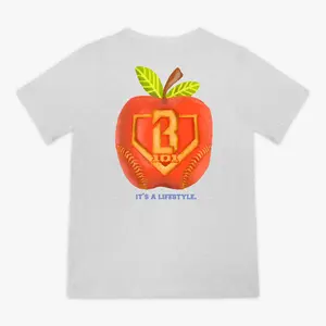 BL101 First Day Fresh Youth Gray Baseball Tee – Back to School for Youth & Adults
