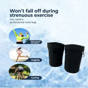 Outdoor Sports Wrist Band, Cycling Phone Pouch, Fitness Arm Bag, Wallet Strap, Running Storage, Protective Ring, Sporty Accessory