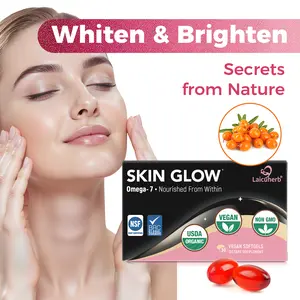 Skin Glow Sea Buckthorn Oil Capsules for Face and Hydration with Omega 3 6 9 & 7, Pure Sea Buckthorn Supplement, Enhance Skin Glow and Hydration