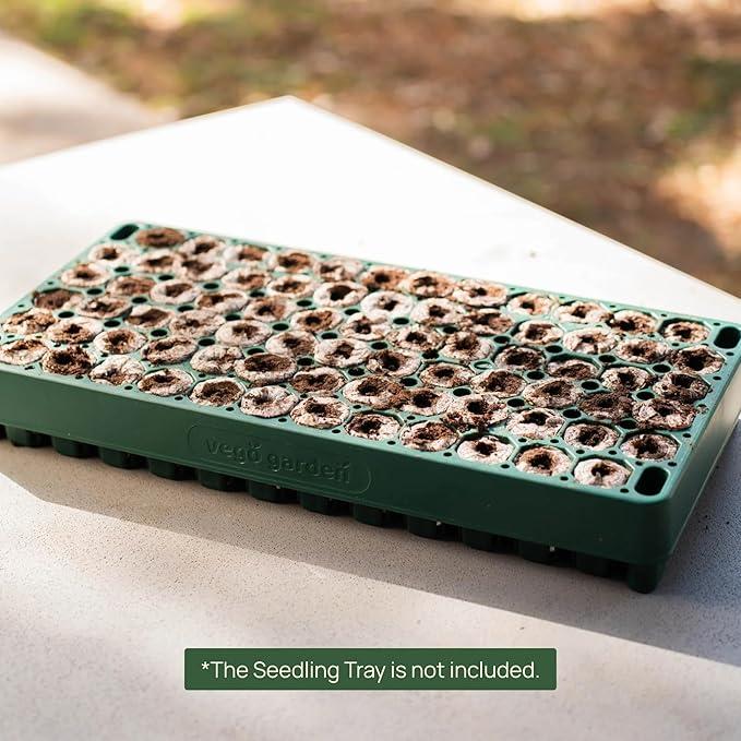Vego Garden Seedling Popper Tool 3-in-1 Plant & Pop Board 10"x20" Multitool for Stackable Seedling Trays Efficient Seed Sower & Plug Popper