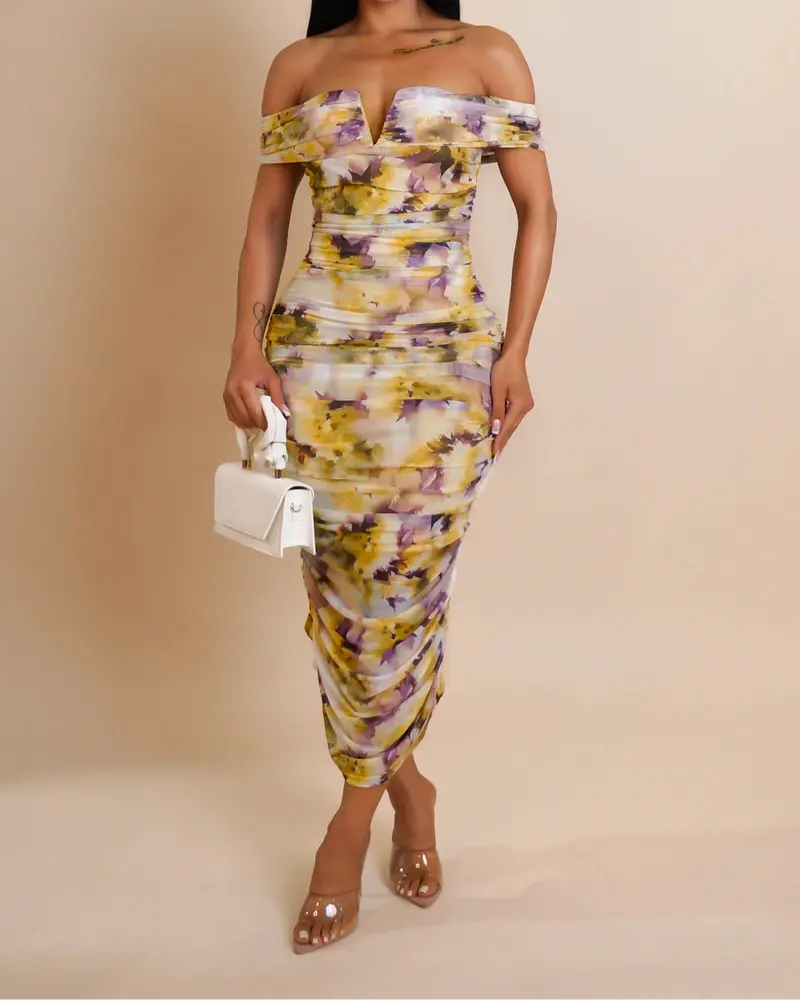 khalani midi dress yellow From Garden Parties to Black Tie: My Wedding Guest Dress Picks