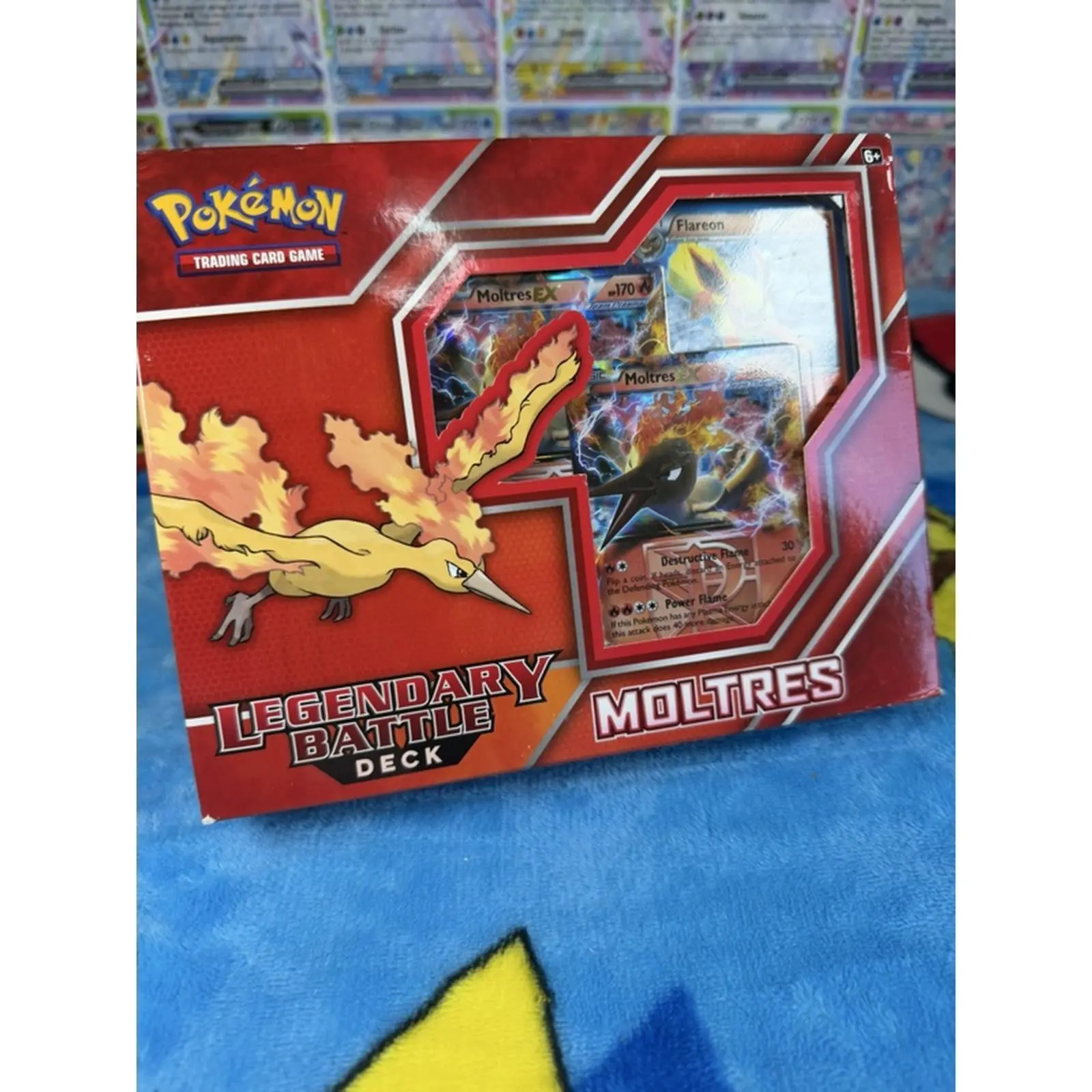 Pokémon Trading Card Game Legendary Battle Deck Moltres Featuring MoltresEX and Flareon Cards