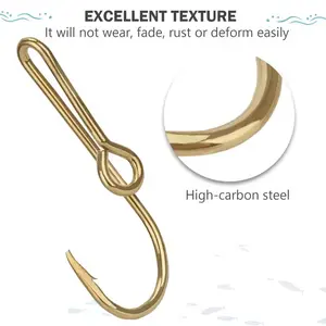 Fashionable Fishing Hat with Fish Hook Decoration, Anti-Rust Outdoor Fishing Cap, Stylish Personalized Design, Fishing Accessories