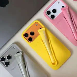 RHODE Lip Case for iPhone 11–17 Pro Max – Silicone Phone Case with Lip Balm Holder