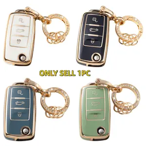 Suitable for Volkswagen car key dust cover, suitable for VW/Magotan/Golf 4/3/5/6/MK6/Passat/Touran/Bora/Tiguan/Jetta/Lavida/Skoda/Octavia Audi A4 key bag remote key box