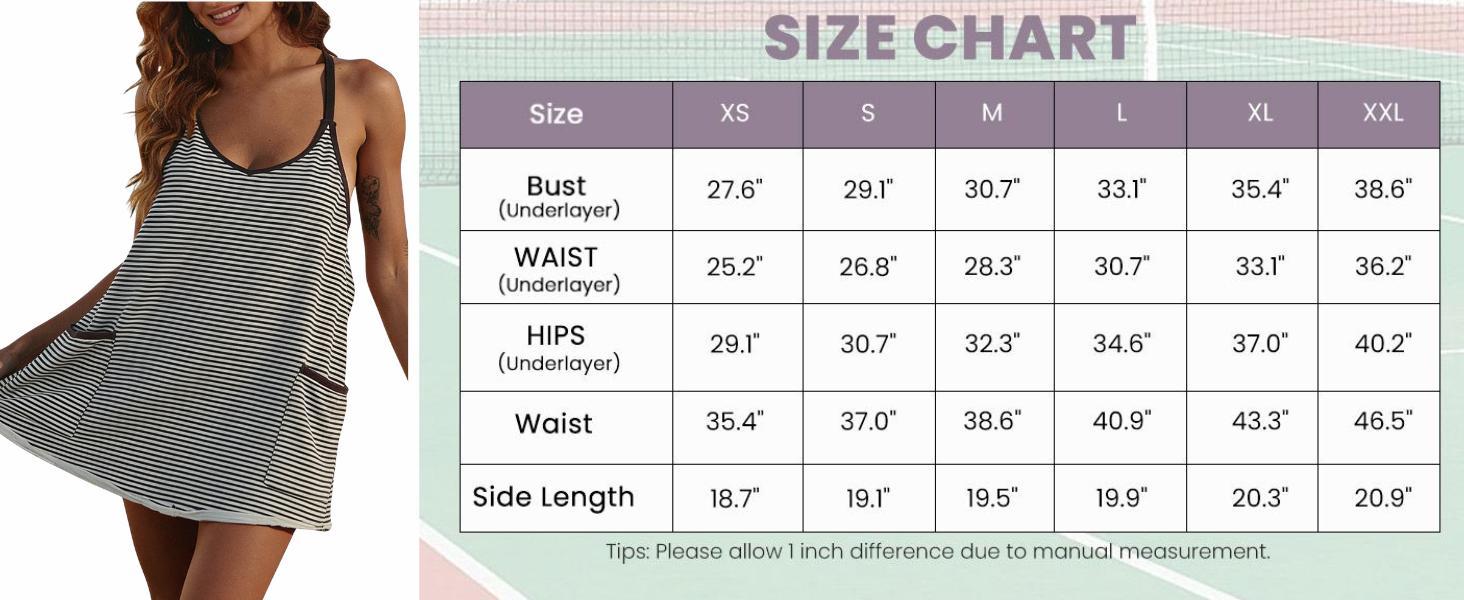 Tanming Women's Summer Sleeveless 4th Of July V-Neck Striped Athletic Mini Dress with Built-in Shorts - Gym Wear, Athleisure, Beach Outfits, Sun Dresses Tanming Women's Summer Sleeveless 4th Of July V-Neck Striped Athletic Mini Dress with Built-in Shorts - Gym Wear, Athleisure, Beach Outfits, Sun Dresses