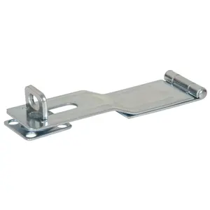 Hillman Group 851412 Carded - Zinc Safety Hasp Swivel Hinges, 3.5 in.