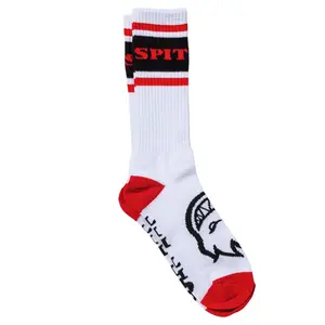 Spitfire Wheels Socks Classic 87 Bighead White/Red/Black