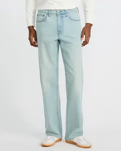 Express Loose Light Wash Stretch Jeans