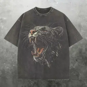 Panther Roar Washed Shirt Retro Game Day Tshirt Carolina Hockey merch, Cheer Mom Gift Pitt T-shirt Florida Hockey High School Gameday