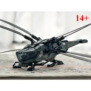 Dune Royal Atreides Beast Ornithopter Plane Building Kit Ornithopter Plane Toy Model Best Gift for Kids and Adults 1369pcs Stem Building Blocks