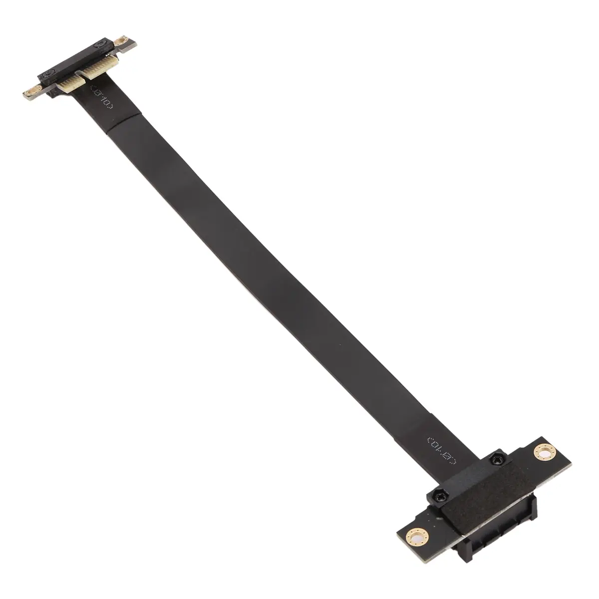 PCIE X1 Riser Cable Dual 90 Degree Right Angle PCIe 3.0 X1 to X1 Extension Cable 8Gbps PCI Express 1X Riser Card 20cm