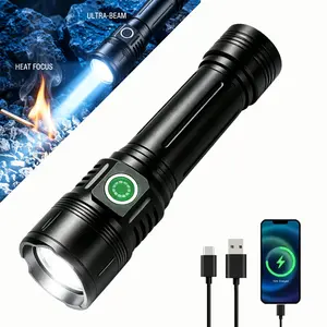 Early access deal: SK5 Pro high-power portable secondary rechargeable aluminum flashlight — long runtime, spark function, suitable for emergencies, hiking/outdoor lighting, and professional rescue operations