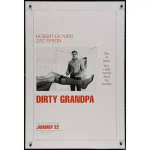 DIRTY GRANDPA - 27"x40" D/S Original Movie Poster One Sheet 2016 Robert De Niro Zac Efron