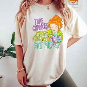 Take Chances Make Mistakes Get Messy Shirt, Miss Frizzle Tee, Magic School Bus Tee, Teacher shirt, Back to School shirt, Get Messy Shirt 7LBWA