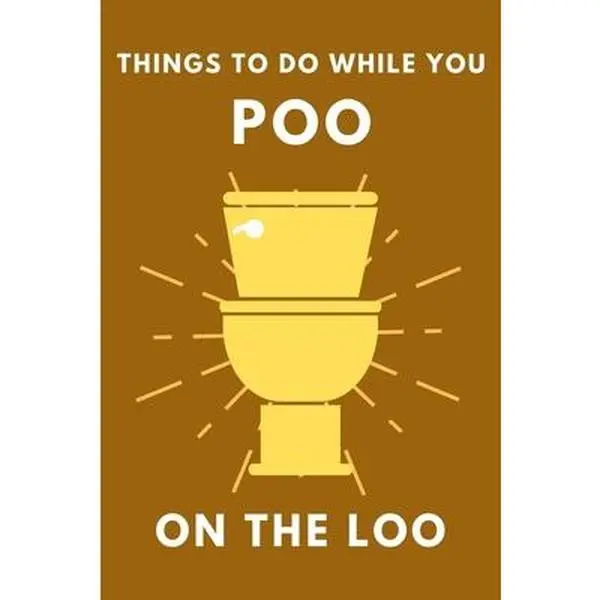 Used Paperback Book - Things To Do While You Poo On The Loo: Activity Book With Funny Facts, Bathroom Jokes, Puzzles & Jokes, Sudoku & More (Perfect Gag Gift for Dad, Brother, Teenage Boy for Laughing) by Alex Smart (English), Pocket Size Book