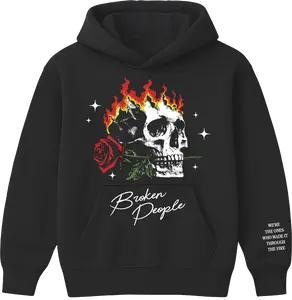 Broken People Skeleton Hoodie