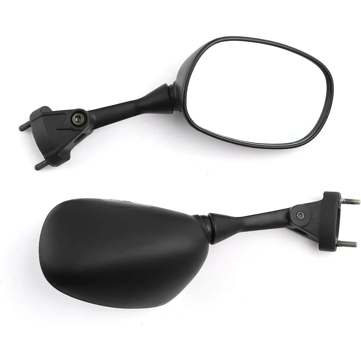 Minho Motorcycle Mirrors for Kawasaki Ninja ZX10R Fairing Fairing Rear View Side Mirror Accessories Black Compatible with ZX6R 636 ZX-6R ZX6RR MK-MIR-BD298-black