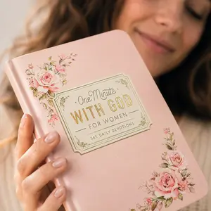 One Minute with God: A Woman'S Devotional Journal - A 365-Day Portable Daily Reflection Notebook; an Ideal Gift for Holidays And Birthdays; A Personal Growth And Spiritual Devotional Planner, Mother's Day Gifts