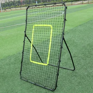 Baseball Rebounder, Softball Lacrosse Pitch Return Trainer Rebound Net, Angle Adjustable for Grounders and Pop Flies