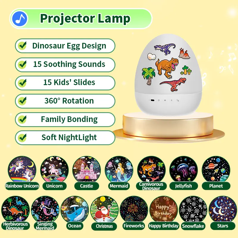 Dinosaur Egg Design with 15 Kids' slides