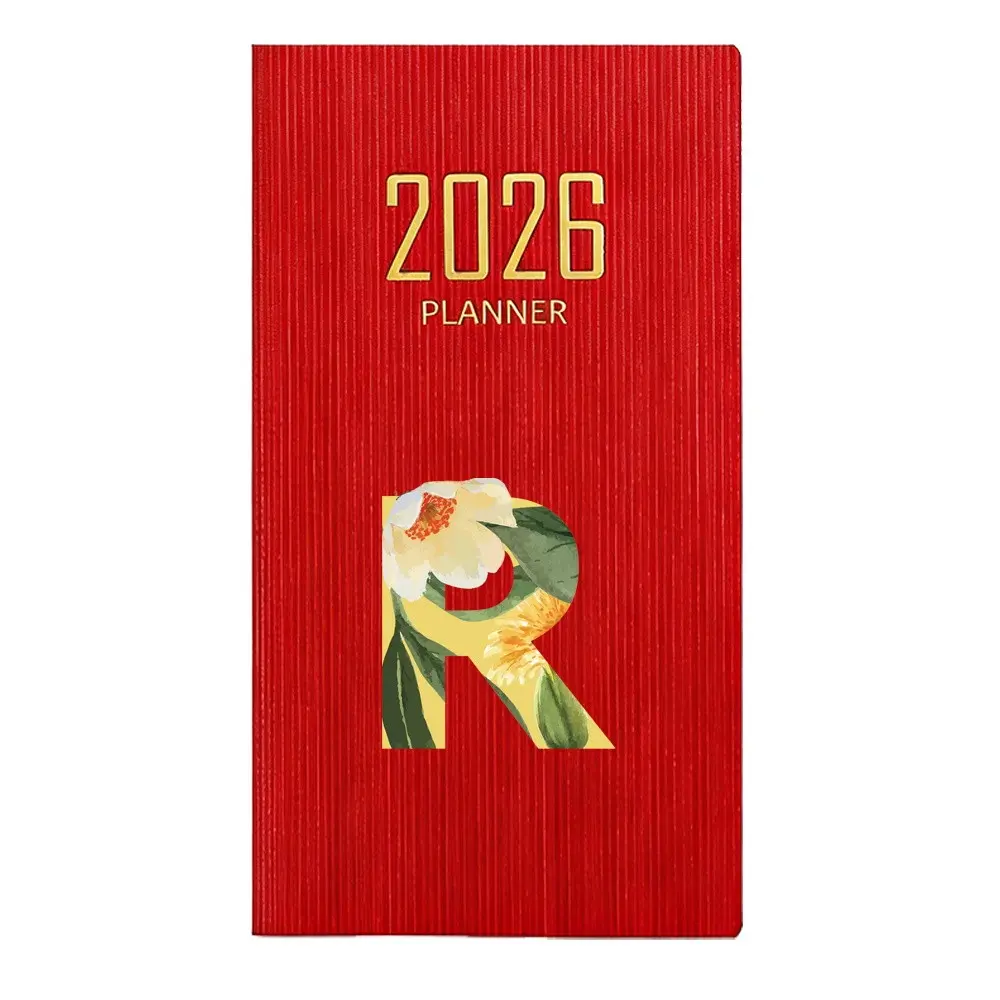 2026 A6 Slim Weekly Planner, Life Record Daily Writing, Portable Record Diary, Plan Notepad, Stationery Essential, Time Management