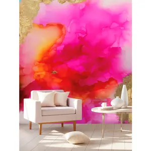"Sugar Coral" Oversized Wall Mural