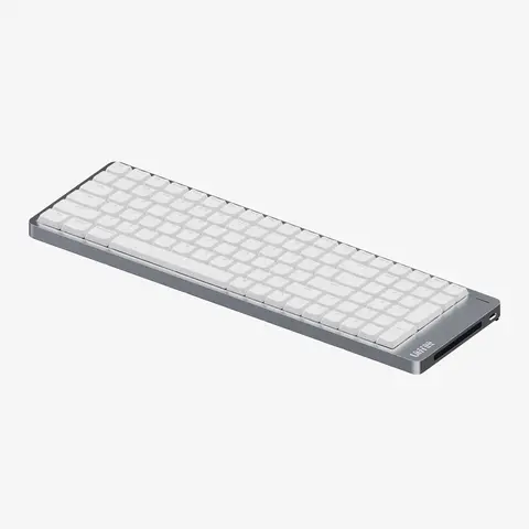 Lofree Flow 2 100-Key Low-Profile Durable Mechanical Feeling Keyboard - Wireless, Touch Bar, Custom Keycap Design, Work & Gaming Use, PC Compatible, Custom Keyboard Setup Ready