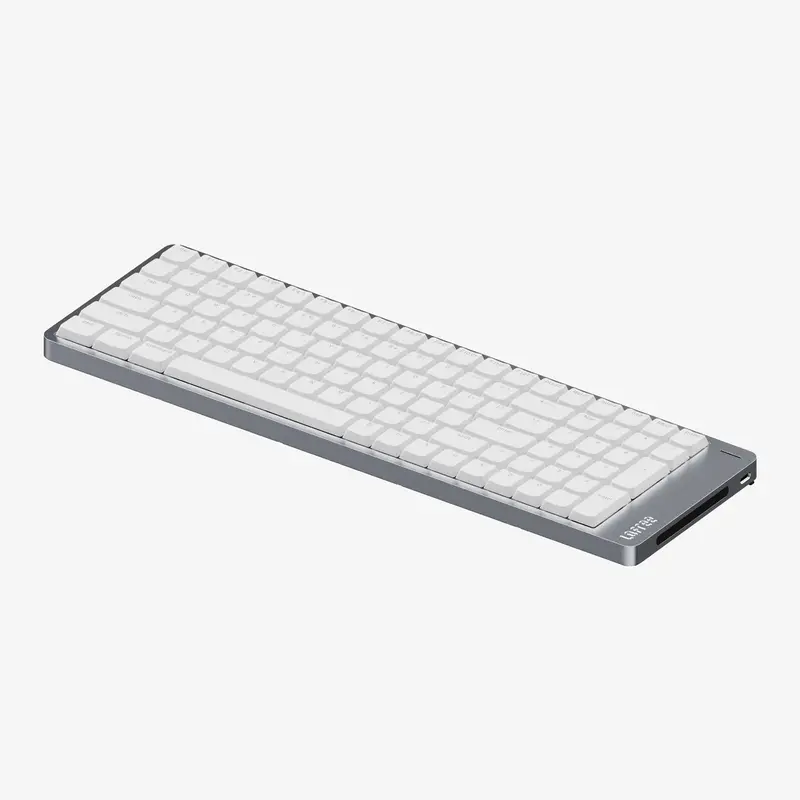 Lofree Flow 2 100-Key Low-Profile Durable Mechanical Feeling Keyboard - Wireless, Touch Bar, Custom Keycap Design, Work & Gaming Use, PC Compatible, Custom Keyboard Setup Ready