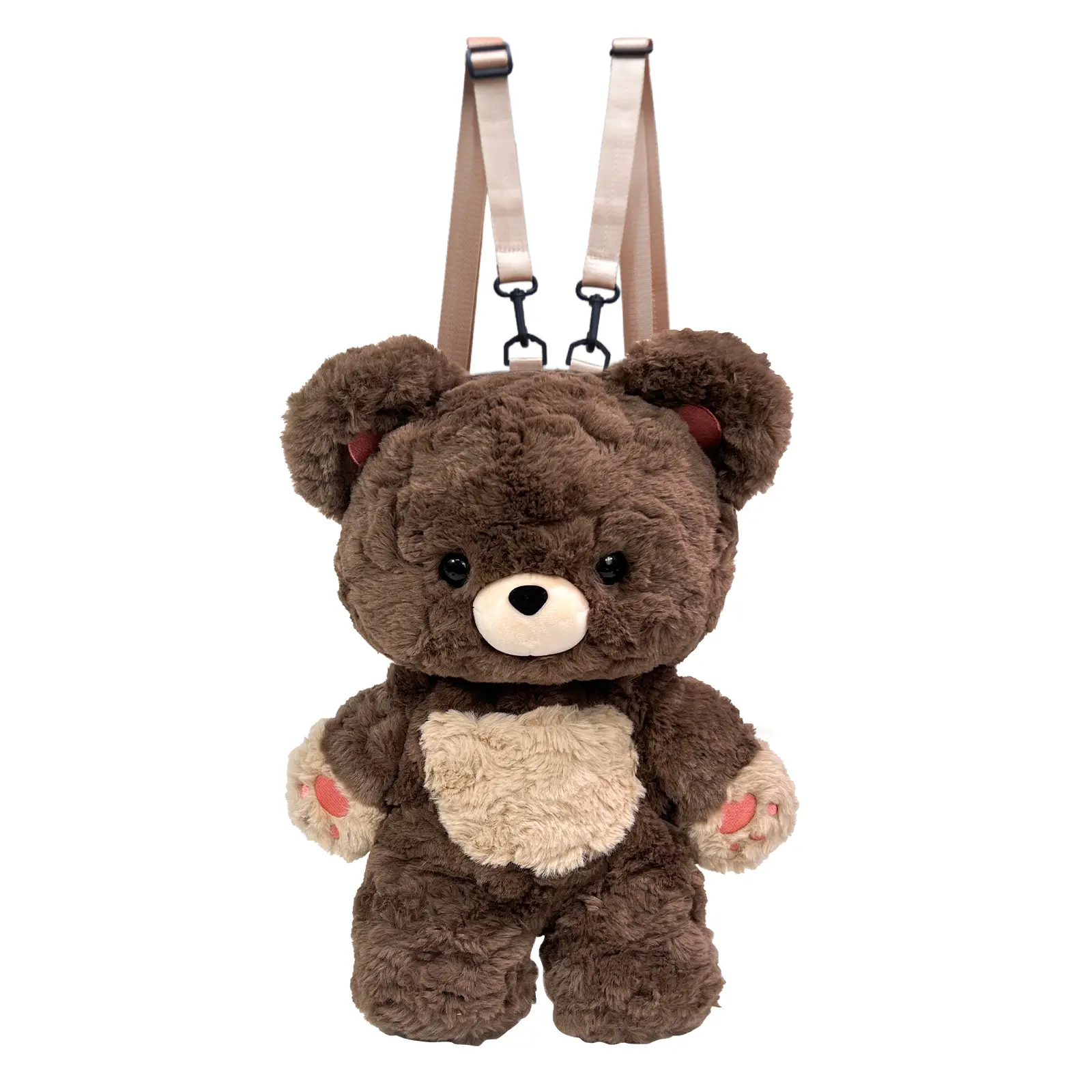Gulibags Bear Backpack Crossbody Bag for Stylish Use - Adorable Teddy Design & Fashionable Carry Option，Girls' love, school bags, as gifts.