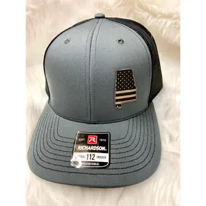 Alabama State Hat, Alabama Flag Hat, Flag Hat, Leather Patch Hat, Richardson 112, SnapBack,