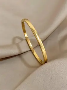 Elegant Minimalist Bracelet, Stainless Steel Jewelry for Women & Men, Trendy All-match & Exquisite Jewelry for Birthday Gift, Stackable Bracelets, Elegant Minimalist Bangle, Skinny Steel Bangle