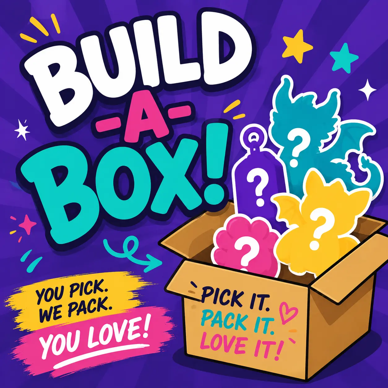 Build-a-Box Live!! Buy a box and pick your items during the live
