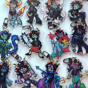 Homestuck Troll Acrylic Keychains
