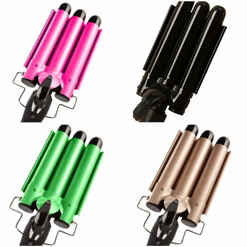 Triple Barrel Curling Iron