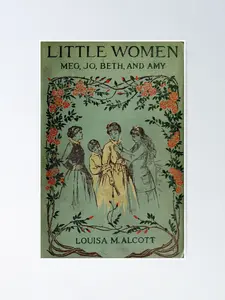 Little Women 1896 Book Cover Poster