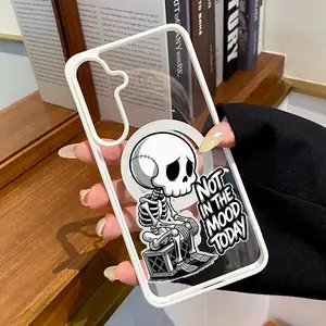 Skeleton's Blue Day Advanced fashion giftMagnetic Case for Samsung Galaxy S24 Plus S25 Ultra S23 FE Ultra S22+ Shockproof TPU Premium Stylish Durable Protection Cover