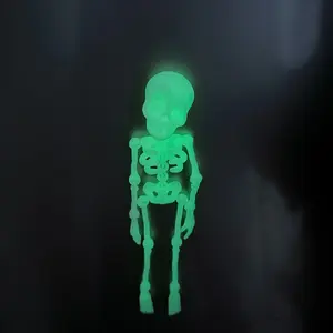 3D Printed Skeleton Refrigerator Magnet, Joint-Movable Halloween Toy, Stress Relief Decor, Kitchen & Office Whiteboard, Party Gift