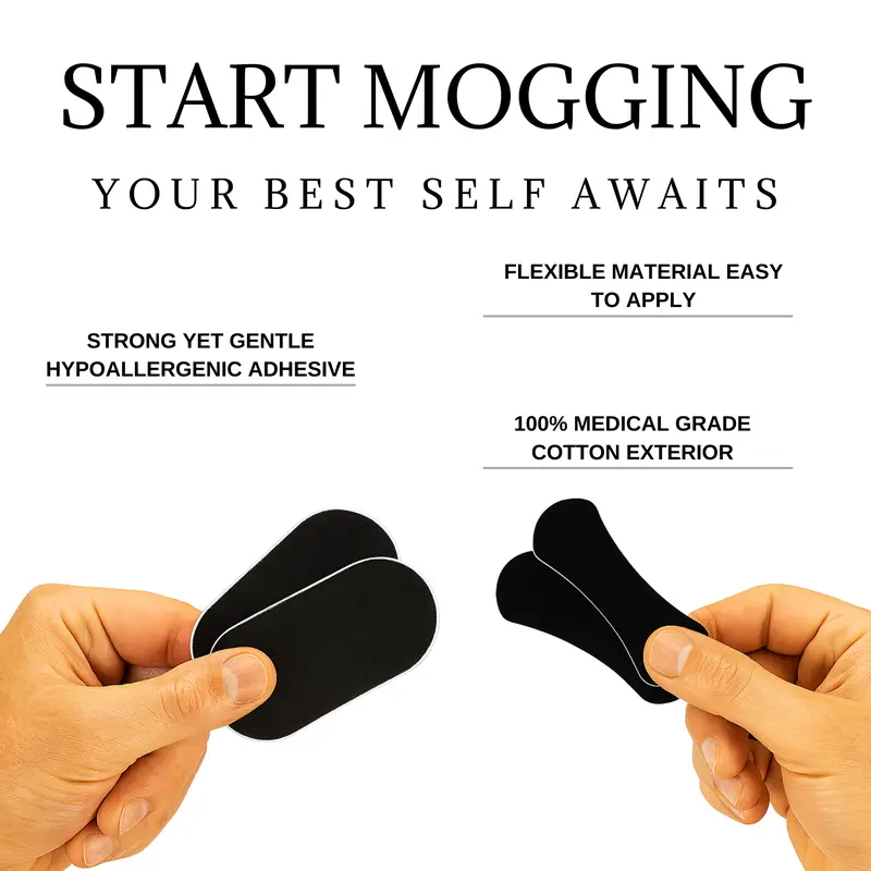 Mog Strips, one month supply, for sleep, exercise, mouth tape, nose tape, strips, long lasting adhesive, yoga, gym, comfort Comfort Skincare Comfort Skincare Outdoor Sport 3