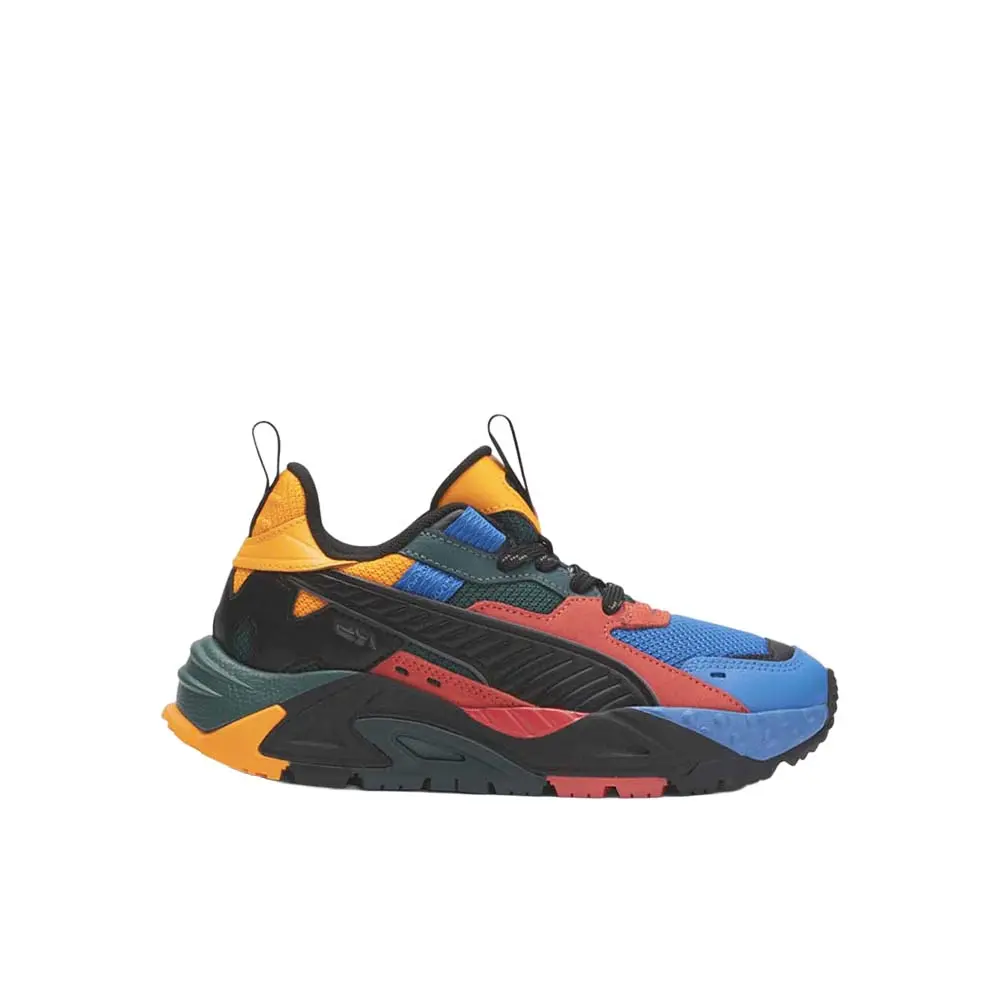 PUMA Kids Boys Rs-Trck Color Lace Up  Sneakers Shoes Casual - Black, Blue