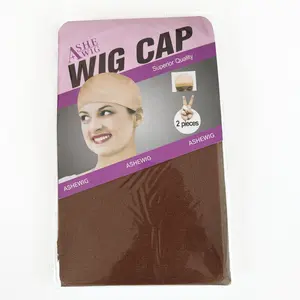 【Not For Sale】1 Pack (2 Pcs) Stocking Wig Caps, Brown Stocking Caps For Wigs