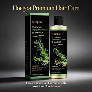 100ml Organic Rosemary Growth Liquid Shampoo - Alcohol-Free Cleansing Haircare, Plant Extract Formula with Oil-Control, Anti-Dandruff, Nourishing & Moisturizing Benefits for Smooth Manageable Locks, Suitable for Adults of Any Hair Type