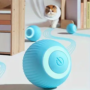【Black Friday Deal】Interactive Electric Rolling Ball Cat Toy - Self-Moving And Smart - Perfect For Playful Kittens And Cats