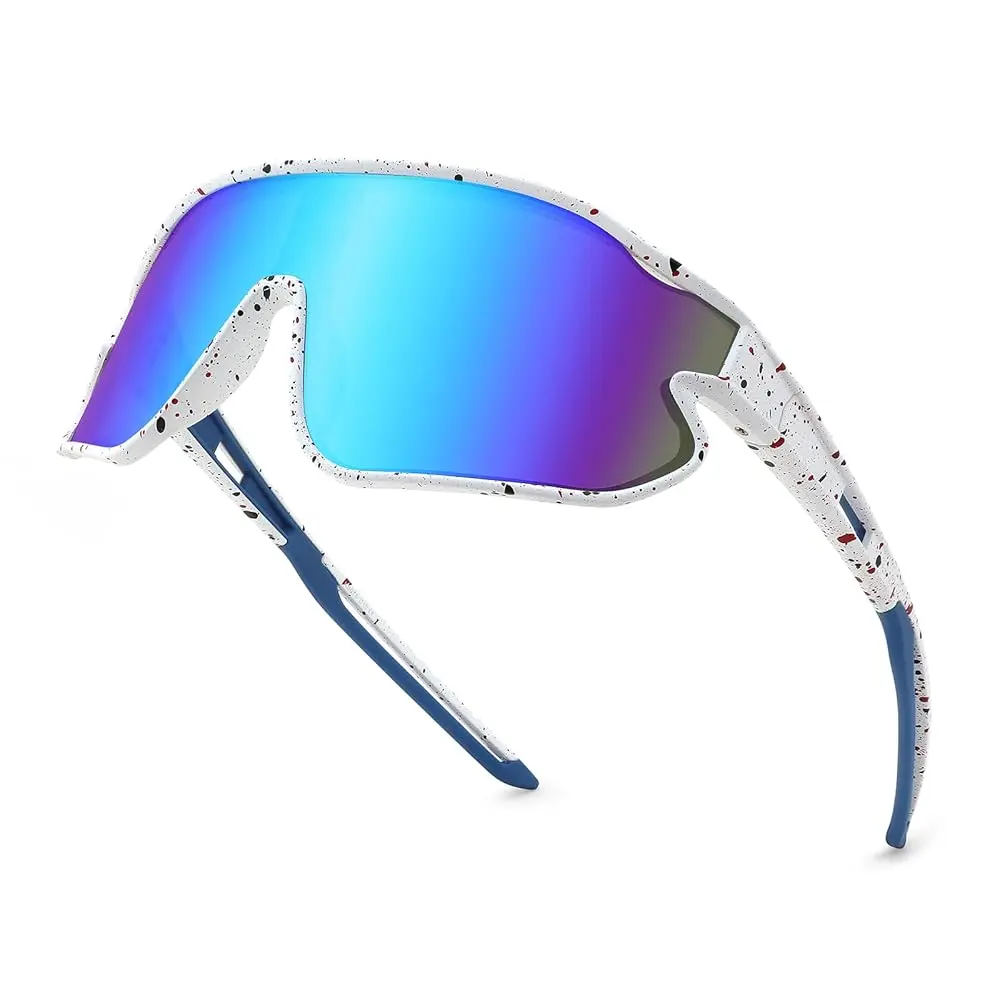 White background with spots