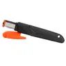 SHARPAL 129N Multipurpose Compact Ceramic Sharpening Tool - Durable Portable Tungsten Carbide Hand Sharpener with Pen-Clip Carry, Built-in Lanyard Hole, for Kitchen Knives, Repairing Damaged Blades, Garden Tools
