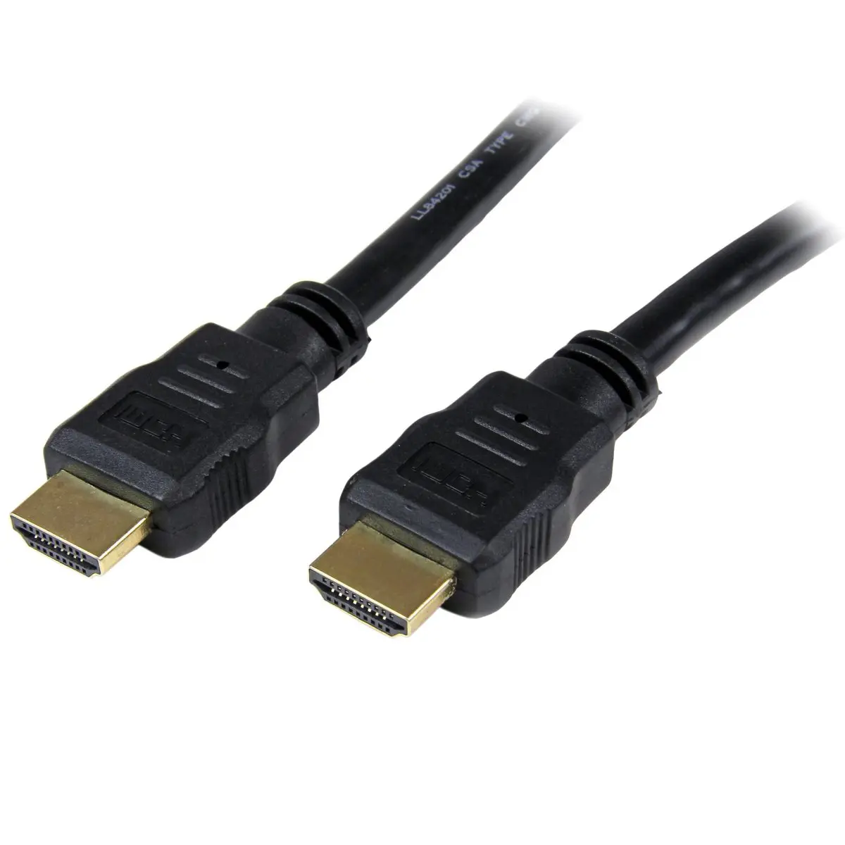StarTech.com 6ft (2m) HDMI Cable - 4K High Speed HDMI Cable with Ethernet - UHD 4K 30Hz Video - HDMI 1.4 Cable - Ultra HD HDMI Monitors, Projectors, TVs & Displays - Black HDMI Cord -