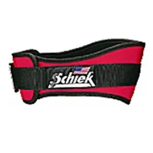 212 MAIN Schiek Sports 6 in. Original Nylon Fitness Belt, Sports Waist Belt, Medium Size, Weight Lifting, Contoured Fit, Dual Closure